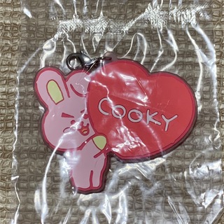 ビーティーイシビル(BT21)のbt21 cooky クキ ラバーマスコット キーホルダー BTS ジョングク(K-POP/アジア)