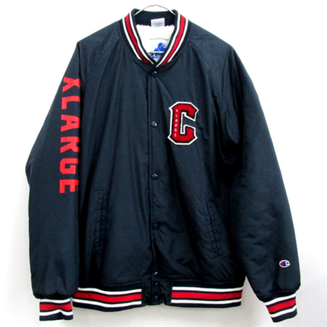 XLARGE(エクストララージ)のX-LARGE CHAMPION BOA VARSITY JACKET  メンズのジャケット/アウター(ナイロンジャケット)の商品写真