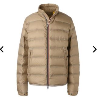 美品 シップス別注 MONCLER モンクレール ダウンジャケット 0 ベージュ