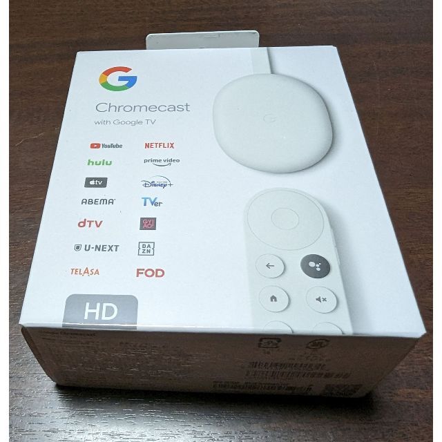 Google(グーグル)の新品 Chromecast with Google TV HD スマホ/家電/カメラのテレビ/映像機器(その他)の商品写真