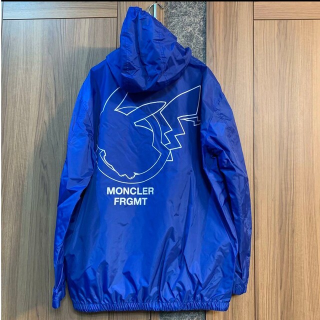 MONCLER FRAGMENT HIKARU ピカチュウ　パーカー　ブルー　2