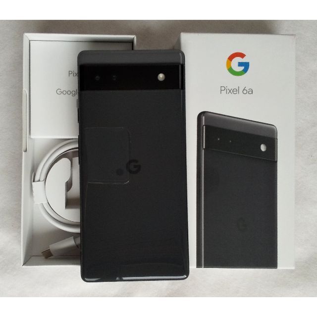 Google Pixel(グーグルピクセル)の未使用新品 Google pixel 6a Charcoal 128GB au スマホ/家電/カメラのスマートフォン/携帯電話(スマートフォン本体)の商品写真