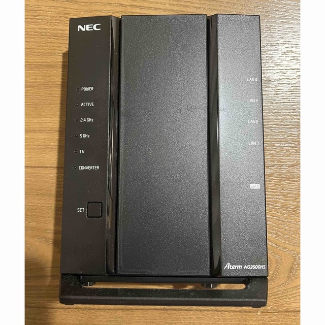 NEC(エヌイーシー)のルーター(NEC Aterm WG2600HS) スマホ/家電/カメラのPC/タブレット(PC周辺機器)の商品写真