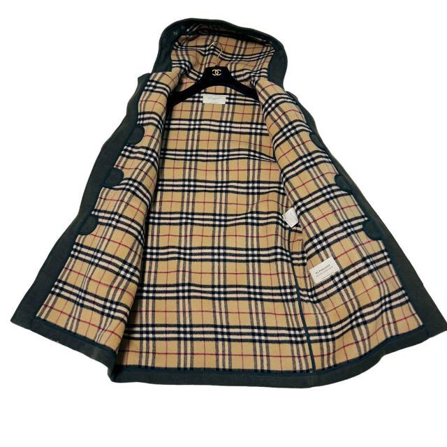 BURBERRY LONDON ダッフルコート オリーブ ノバチェック XL