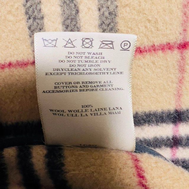 BURBERRY - BURBERRY LONDON ダッフルコート オリーブ ノバチェック XL