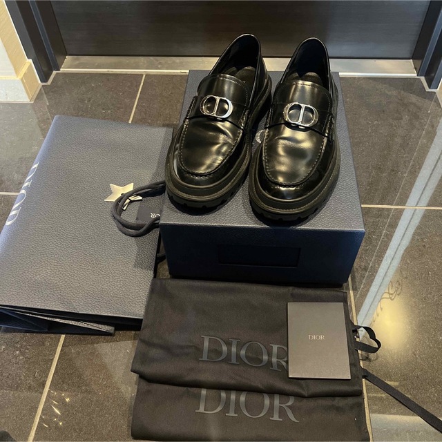 注目の Christian Dior ローファー サイズ41 EXPLORER DIOR - ドレス