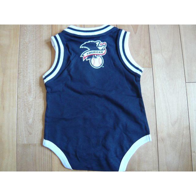 新品 メジャーリーグ ヤンキース ロンパース 60cm ノースリーブ キッズ/ベビー/マタニティのベビー服(~85cm)(ロンパース)の商品写真