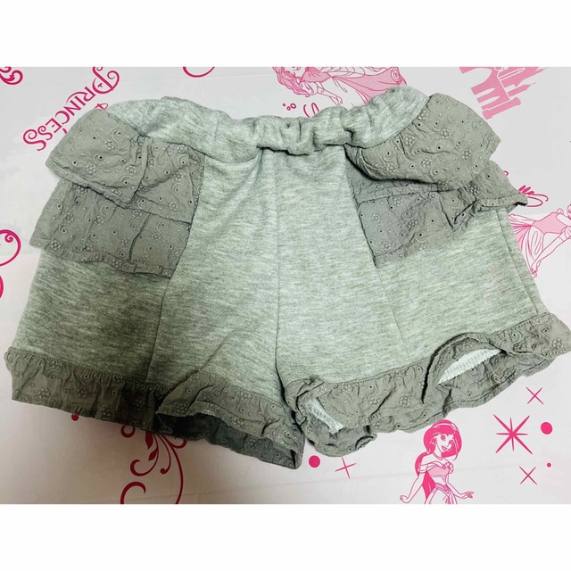 女の子　短パン　ショートパンツ　裏起毛　130cm キッズ/ベビー/マタニティのキッズ服女の子用(90cm~)(パンツ/スパッツ)の商品写真