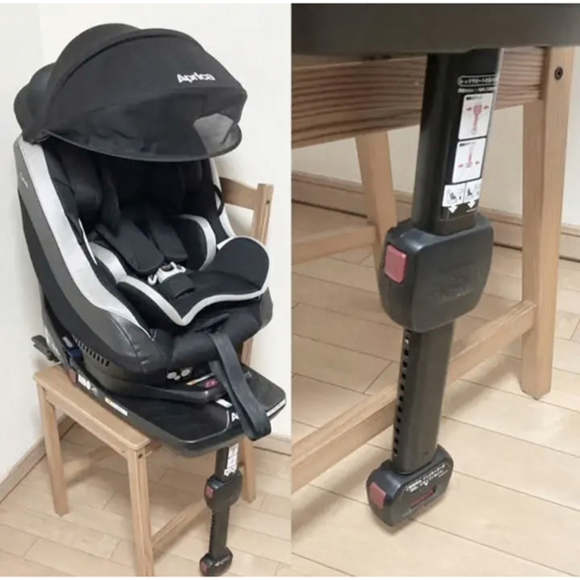 【☆美品☆】アップリカ☆チャイルドシート☆クルリラ☆ISOFIX☆回転式☆新生児 8