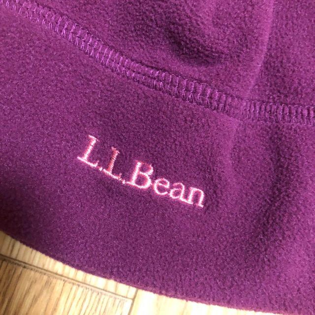 L.L.Bean(エルエルビーン)のL.L.Bean フリース ビーニー POLARTEC 紫 ユニセックス メンズの帽子(ニット帽/ビーニー)の商品写真