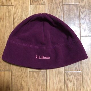 エルエルビーン(L.L.Bean)のL.L.Bean フリース ビーニー POLARTEC 紫 ユニセックス(ニット帽/ビーニー)