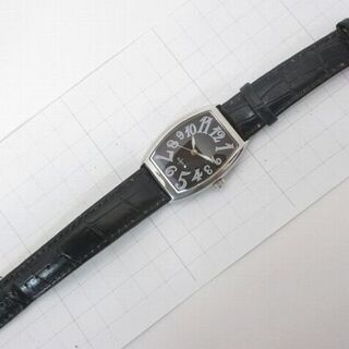 メンズ クォーツ　腕時計　NOM-9021-BK-SZ 黒ベルト(腕時計(アナログ))