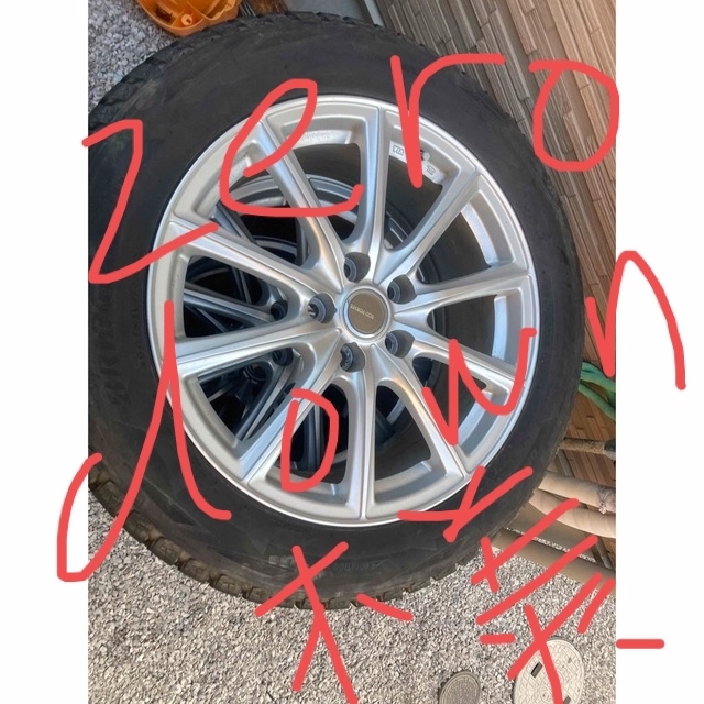 自動車235/55r18 スタッドレスタイヤ　ホイールセット