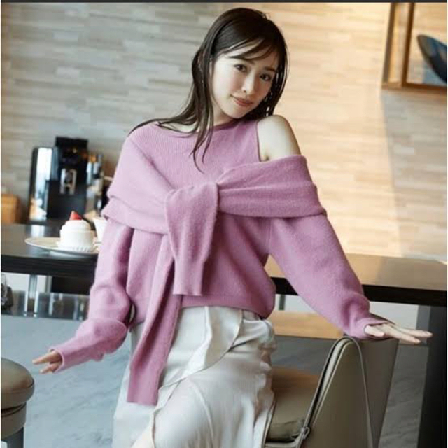 SNIDEL ニット アイボリー 新品タグ付き-eastgate.mk