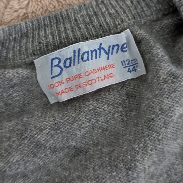 BALLANTYNE CASHMERE(バランタインカシミヤ)のバランタイン カシミア 旧タグ スコットランド製 メンズのトップス(ニット/セーター)の商品写真