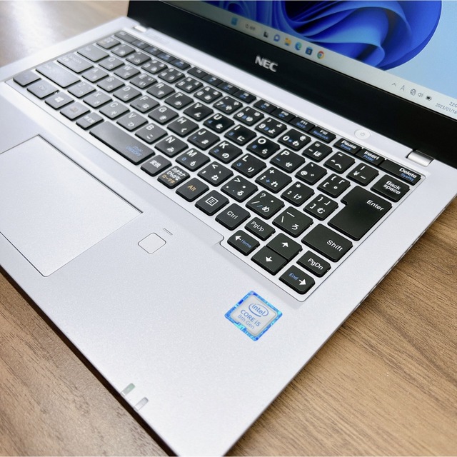 美品】NEC☘メモ8GB/爆速SSD搭載☘Corei5第8世代☘バッテリー良好