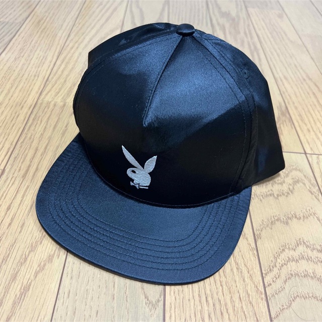 【美品】Supreme × Playboy Satin 5-Panel Cap