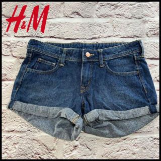 エイチアンドエム(H&M)のH&M　エイチアンドエム　ショートパンツ　デニム　ジーンズ　レディース(ショートパンツ)