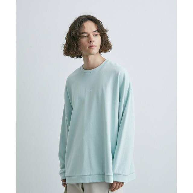 JUNRED(ジュンレッド)の【キミドリ（34）】2ポイントロングスリーブワイドPO メンズのトップス(Tシャツ/カットソー(半袖/袖なし))の商品写真