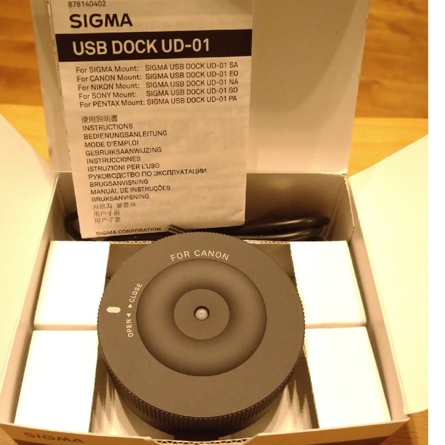 SIGMA(シグマ)のSIGMA　USBDOCK　UD-01 EO　CANON用 スマホ/家電/カメラのカメラ(ミラーレス一眼)の商品写真