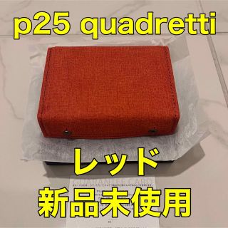 エムピウ(m+)のレッド【新品】エムピウ m+ ミッレフォッリエ2 P25 クアドレッティ 財布(財布)