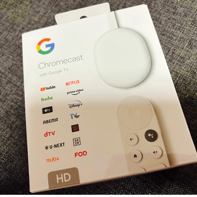 Google(グーグル)のGoogle Chromecast TV ホワイト スマホ/家電/カメラのテレビ/映像機器(映像用ケーブル)の商品写真