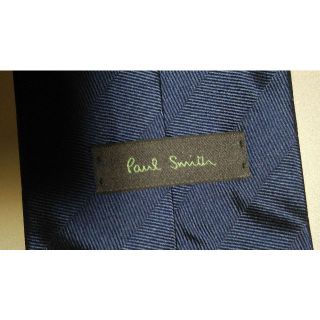 ポールスミス(Paul Smith)のポール・スミス　ネクタイ　無地　ネイビー　未着用(ネクタイ)