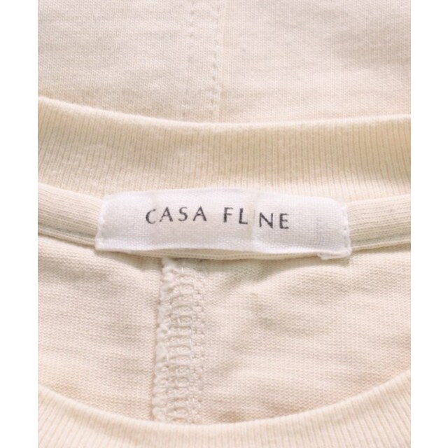 CASA FLINE(カーサフライン)のCASA FLINE カーサフライン Tシャツ・カットソー F ベージュ 【古着】【中古】 レディースのトップス(カットソー(半袖/袖なし))の商品写真