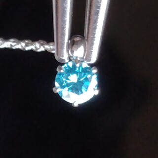 ブルーダイヤモンド0.227    ネックレス(ネックレス)