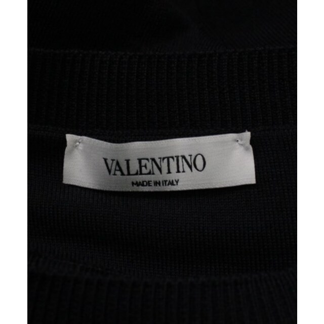 VALENTINO ヴァレンティノ ニット・セーター S 黒(総柄)