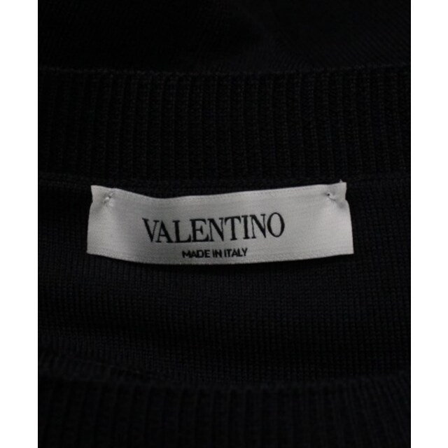 VALENTINO(ヴァレンティノ)のVALENTINO ヴァレンティノ ニット・セーター S 黒(総柄) 【古着】【中古】 メンズのトップス(ニット/セーター)の商品写真