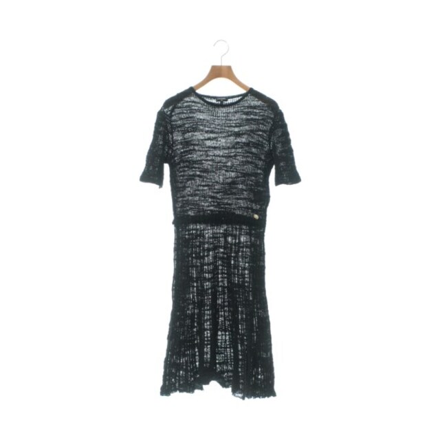 CHANEL シャネル ワンピース 42/42(L位) 黒 【古着】-