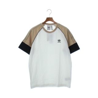 アディダス(adidas)のadidas アディダス Tシャツ・カットソー XL 白 【古着】【中古】(Tシャツ/カットソー(半袖/袖なし))