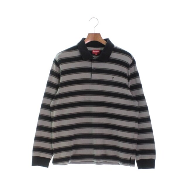 supreme シュプリーム ボーダー ポロシャツ 長袖 ブラック M - ポロシャツ supreme シュプリーム ボーダー ポロシャツ 長袖 ブラック M - ポロシャツ