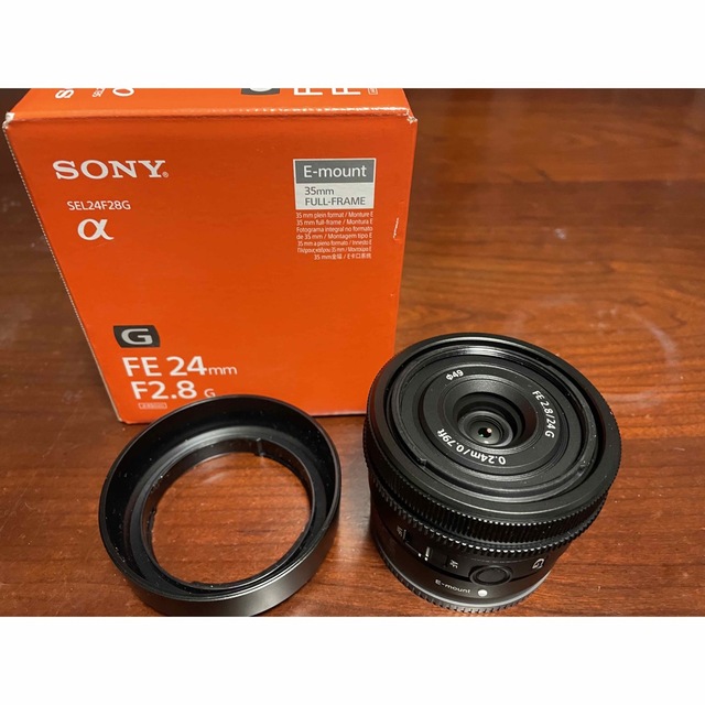 ギフト】 【美品】SONY FE24mmF2.8G（SEL24F28G） レンズ(単焦点