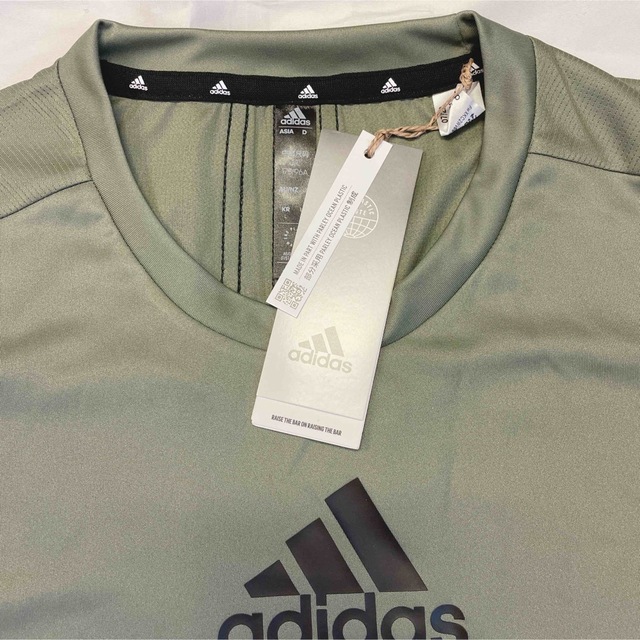 adidas(アディダス)の【新品未使用】adidas メンズ速乾スポーツTシャツ メンズのトップス(Tシャツ/カットソー(半袖/袖なし))の商品写真