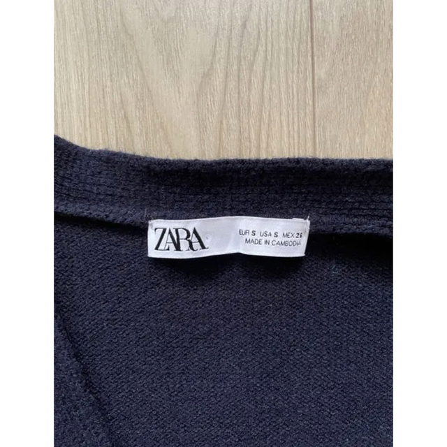 ZARA(ザラ)のZARA ボーダーニットベスト レディースのトップス(ベスト/ジレ)の商品写真