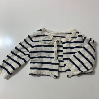 ベビーギャップ(babyGAP)の【Baby GAP】70センチ上着　ニットカーディガン(カーディガン/ボレロ)