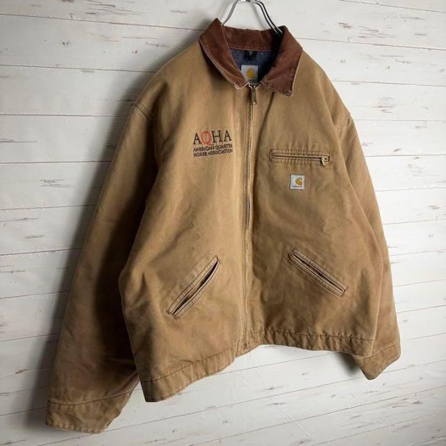 carhartt   《入手困難》カーハートデトロイトジャケット 刺繍ロゴ