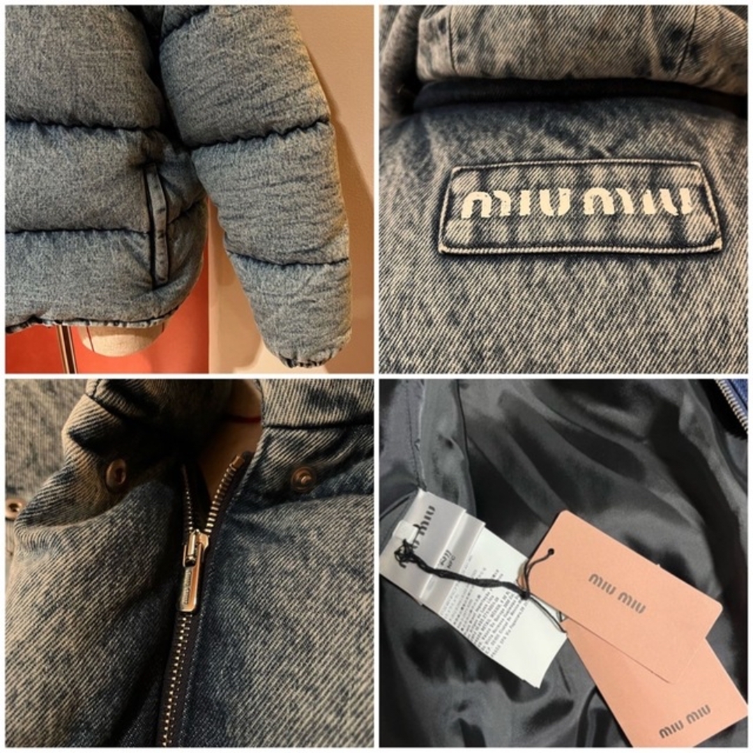 MIU MIU - 新品タグ付き☆MIU MIU☆デニムダウンジャケット MIU MIU - 新品タグ付き☆MIU MIU☆デニムダウンジャケット