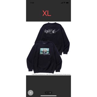 エクストララージ(XLARGE)のXLARGE x 2Pac Crewneck Sweat "Black"(スウェット)