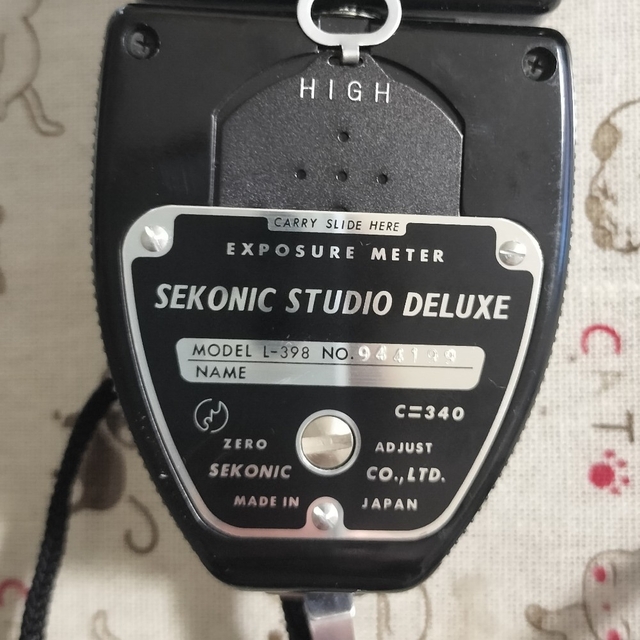 SEKONIC セコニック STUDIO DELUXE L-398 露出計 スマホ/家電/カメラのカメラ(露出計)の商品写真