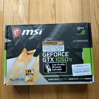 msi NVIDIA GeForce GTX 1050Ti LP(PCパーツ)