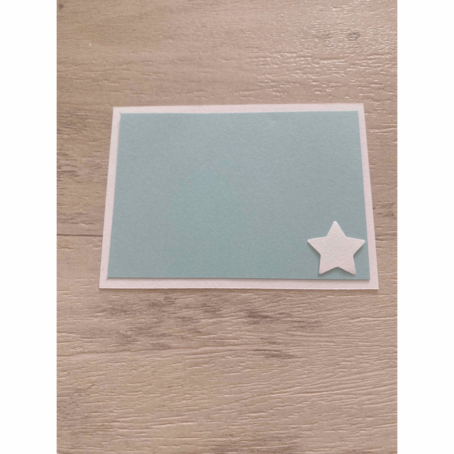 ミニカード メッセージカード 25枚 ティファニーブルー ハンドメイドの文具/ステーショナリー(カード/レター/ラッピング)の商品写真