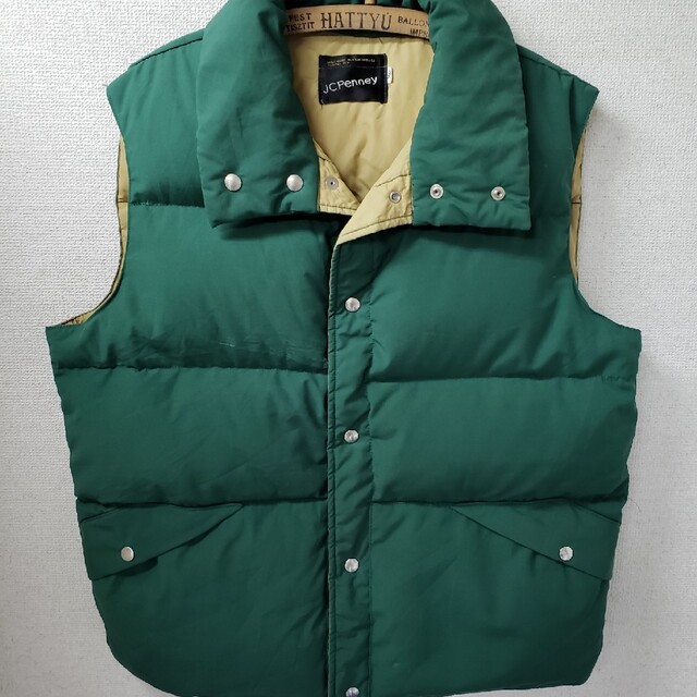 llbean ダウンベスト vintage 70s〜80s M グリーン