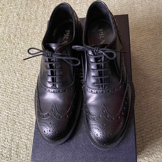 値頃 PRADA 革靴 ラバーソール PRADA - ドレス+ビジネス