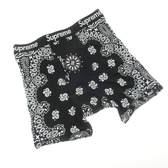 【未使用】シュプリーム Supreme 2022年秋冬 Hanes Bandana Boxer Brief バンダナ柄 ボクサーブリーフ アンダーウェア【サイズL】【メンズ】