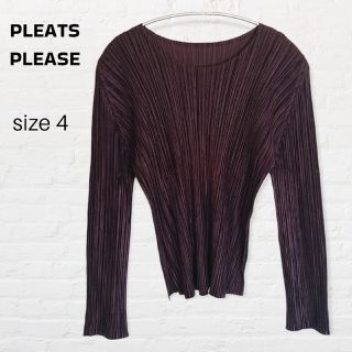 プリーツプリーズイッセイミヤケ(PLEATS PLEASE ISSEY MIYAKE)の美品 PLEATS PLEASE プリーツプリーズ ISSEY MIYAKE(カットソー(長袖/七分))