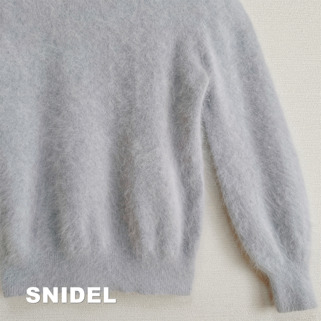 SNIDEL(スナイデル)の【SNIDEL】スナイデル アンゴラ ふわふわニット レディースのトップス(ニット/セーター)の商品写真
