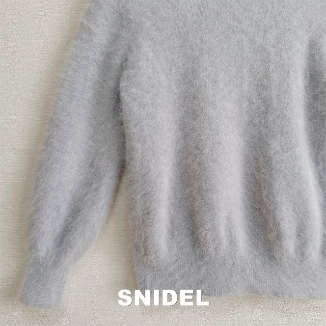 SNIDEL(スナイデル)の【SNIDEL】スナイデル アンゴラ ふわふわニット レディースのトップス(ニット/セーター)の商品写真